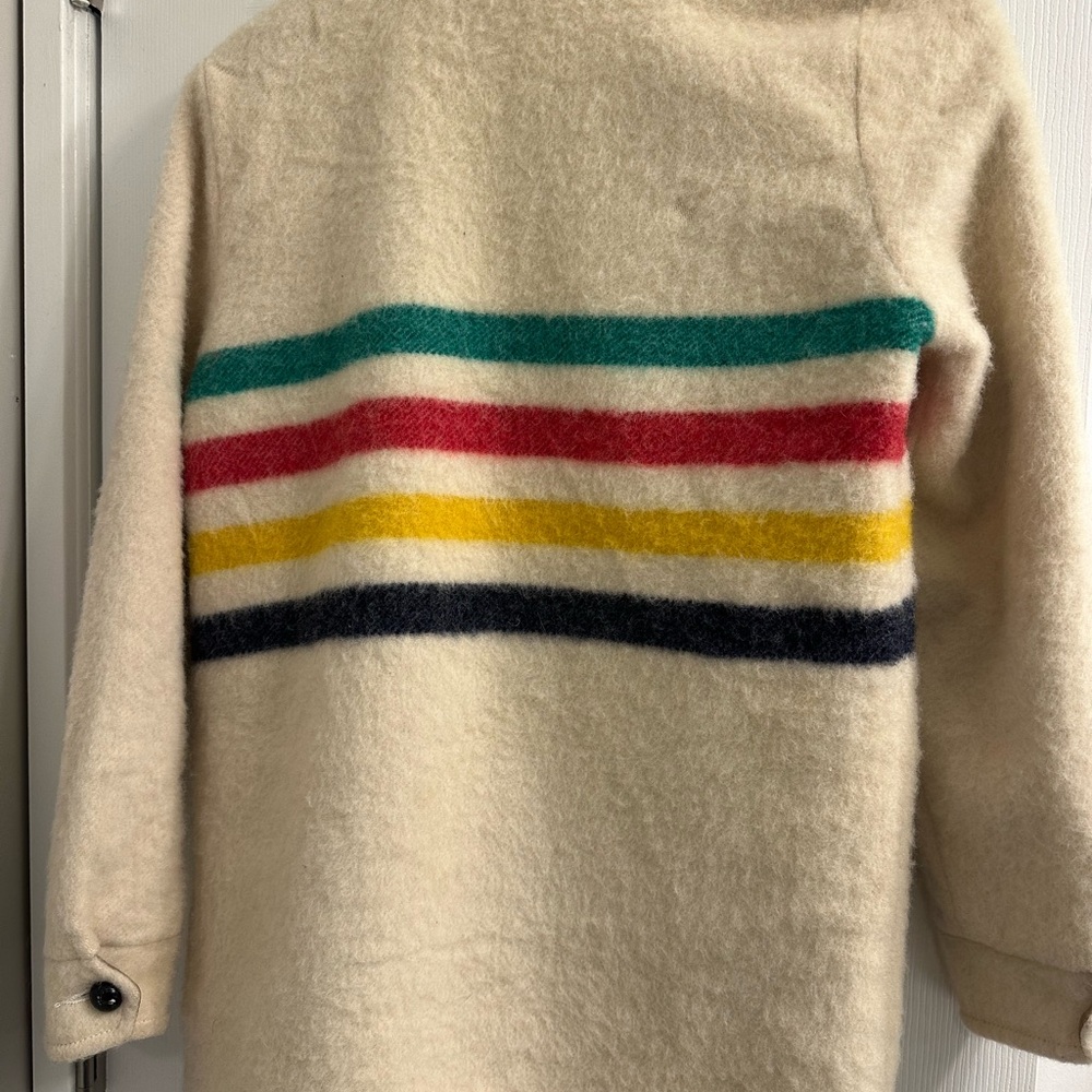 Hudson's Bay Point Blanket Coat - See Label Detail - FITS LIKE XS - Picture 4 of 5